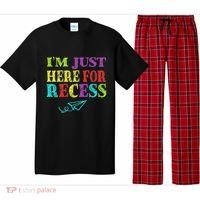IM Just Here For Recess Funny Back To School Pajama Set thumb 0