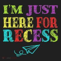 IM Just Here For Recess Funny Back To School Tumbler thumb 3