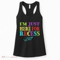 IM Just Here For Recess Funny Back To School Women's Tank Top thumb 0