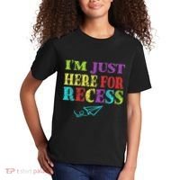 IM Just Here For Recess Funny Back To School Kids T-Shirt thumb 2