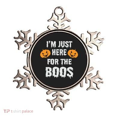 I'm Just Here For The Boos Pumpkin Halloween Day Ornament