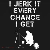 I Jerk It Every Chance I Get Funny Fishing Women's Hoodie thumb 2