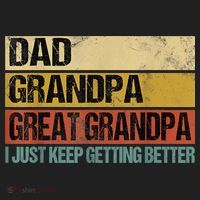 I Just Keep Getting Better Dad Grandpa Great Grandpa Beanie thumb 2