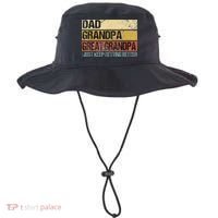 I Just Keep Getting Better Dad Grandpa Great Grandpa Bucket Hat thumb 0