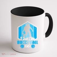 I Just Like Bocce Ball Ok? Bocce Ball Gift Coffee Mug thumb 1