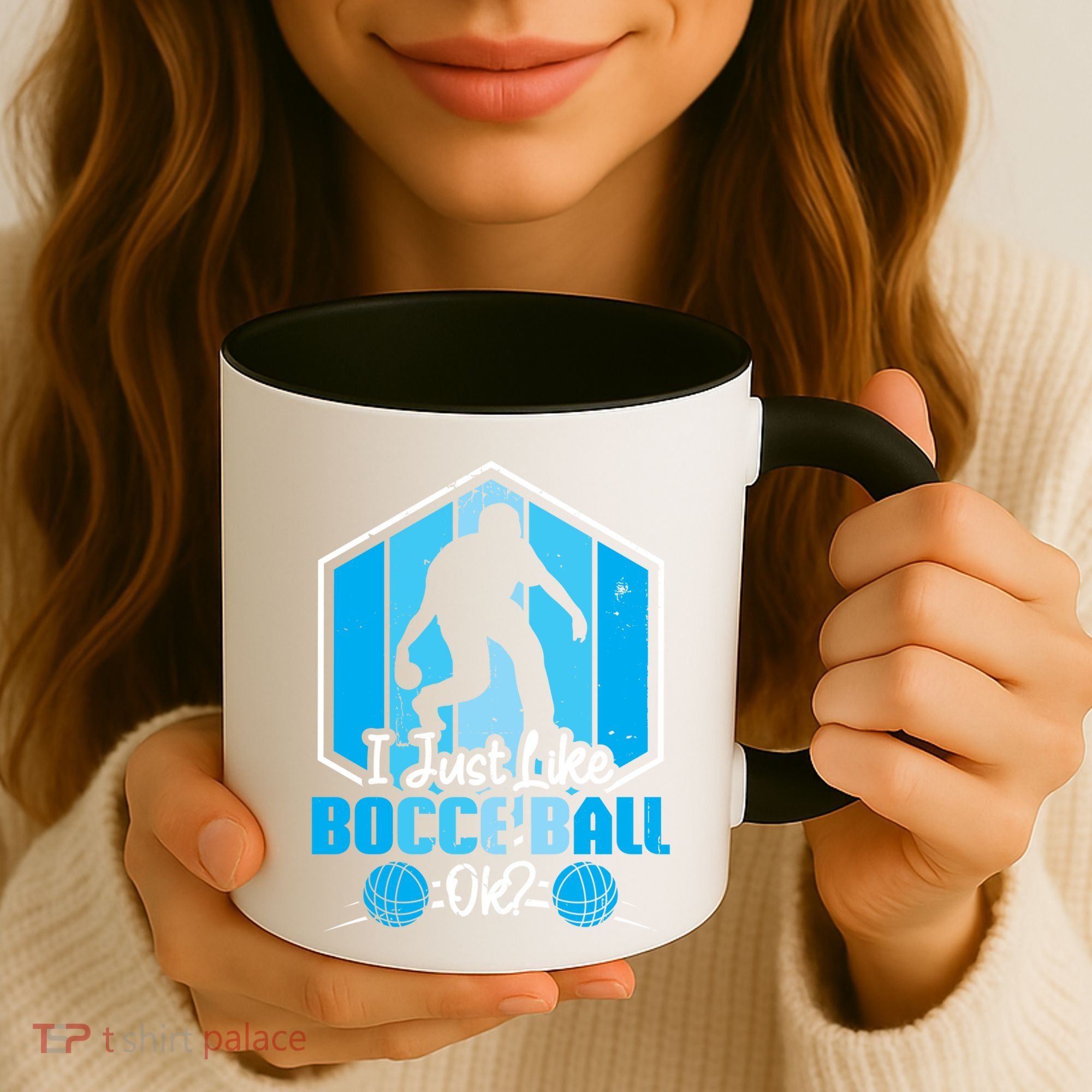 I Just Like Bocce Ball Ok? Bocce Ball Gift Coffee Mug