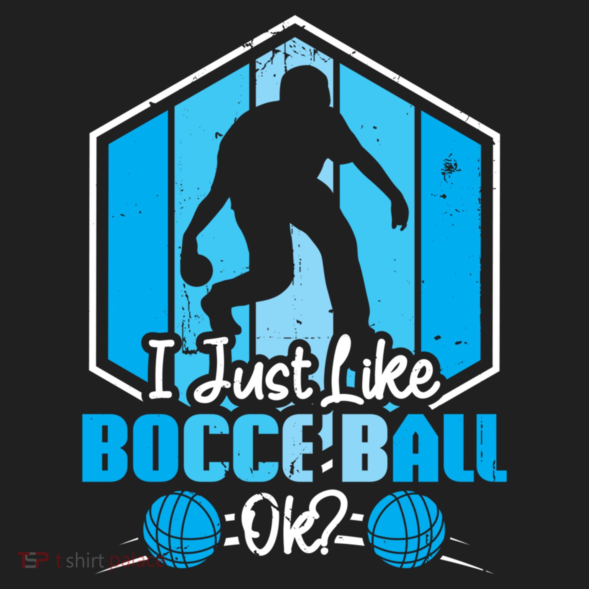 I Just Like Bocce Ball Ok? Bocce Ball Gift Beanie