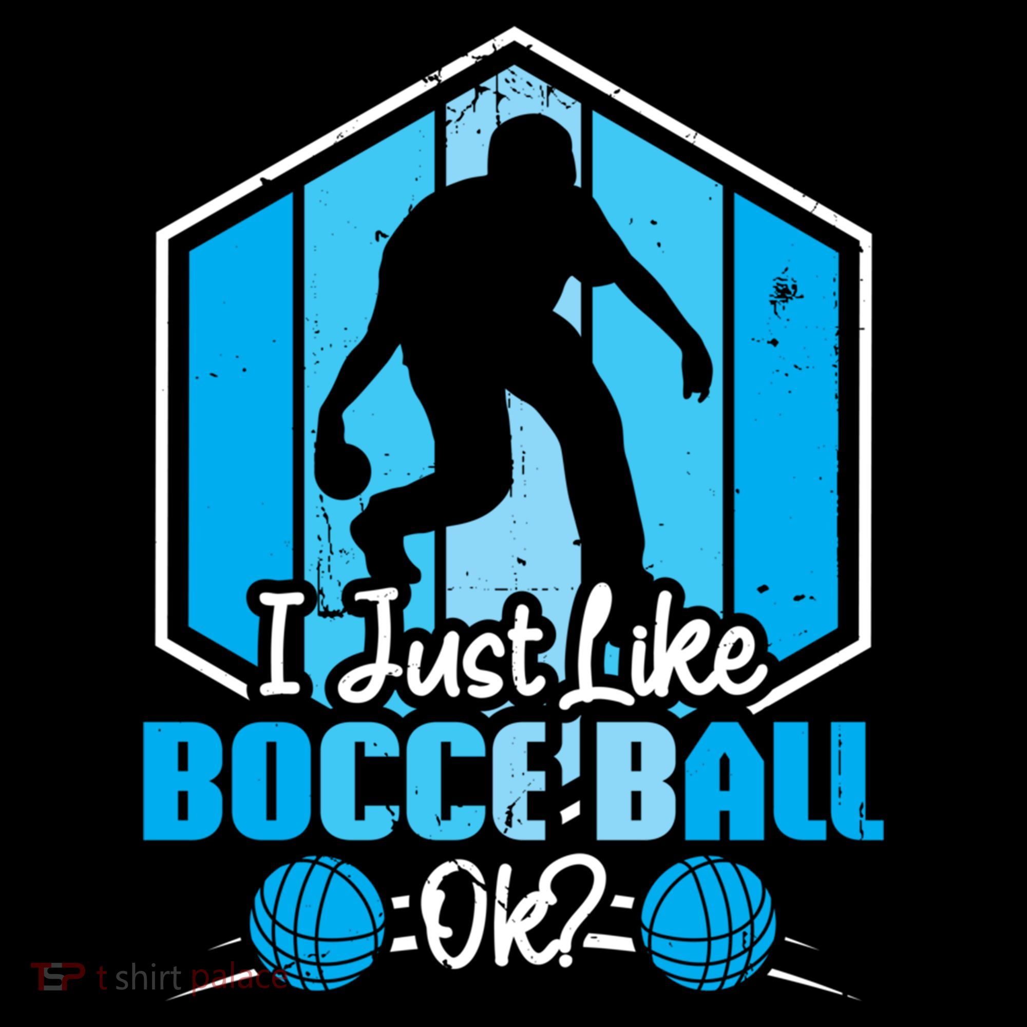 I Just Like Bocce Ball Ok? Bocce Ball Gift Women's Hoodie