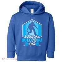 I Just Like Bocce Ball Ok? Bocce Ball Gift Toddler Hoodie thumb 0