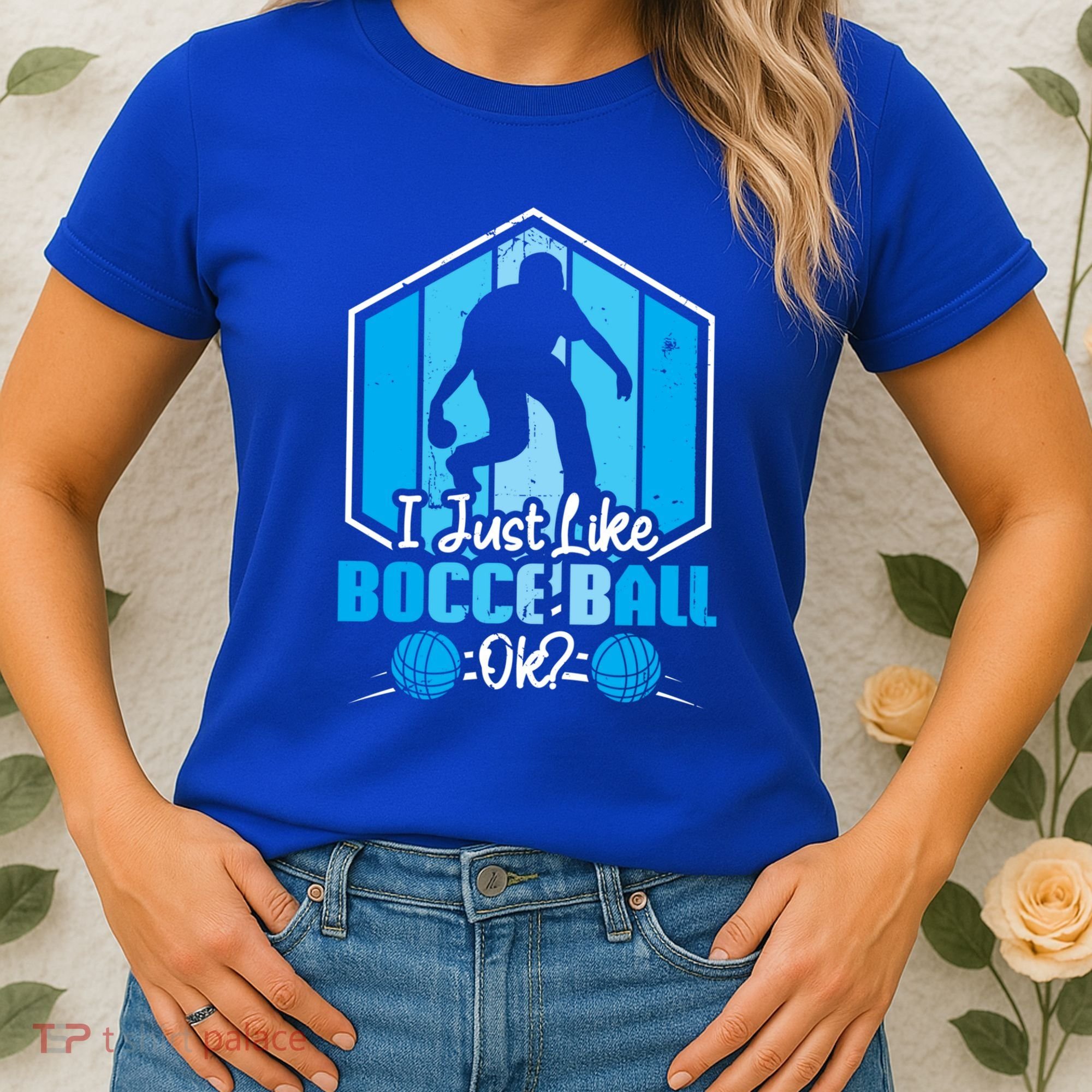 I Just Like Bocce Ball Ok? Bocce Ball Gift Women's T-Shirt