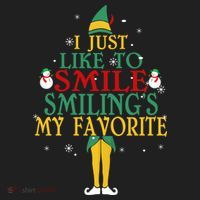I Just Like To Smile Smilings My Favorite Christmas Elf Beanie thumb 2