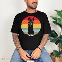I Just Love Llamas Retro Style Llama Comfort Colors T-Shirt thumb 3