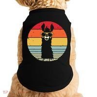 I Just Love Llamas Retro Style Llama Doggie Tank thumb 0