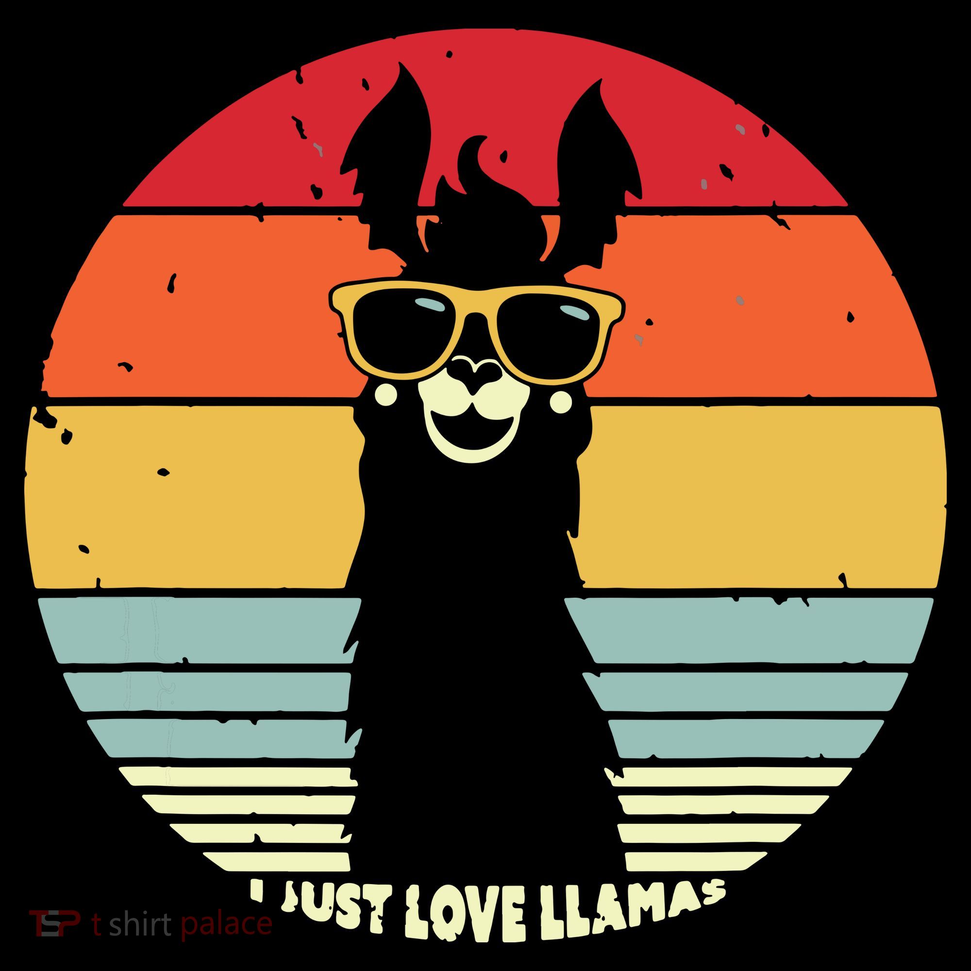 I Just Love Llamas Retro Style Llama Coffee Mug