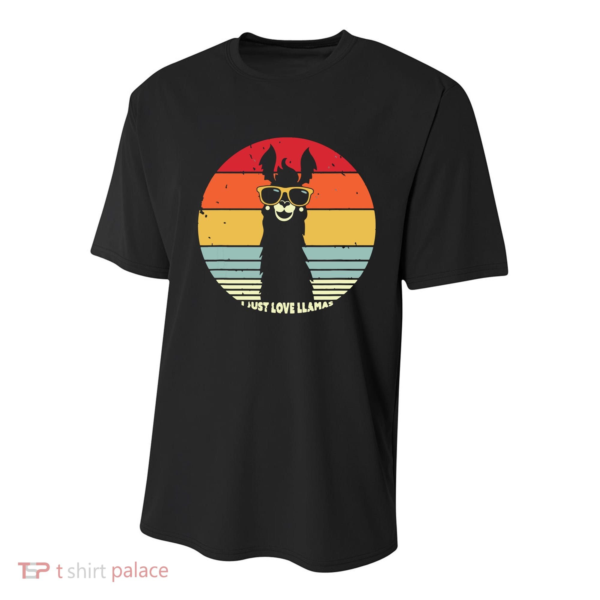 I Just Love Llamas Retro Style Llama Youth Performance Sprint T-Shirt