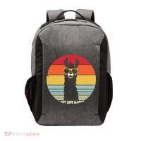 I Just Love Llamas Retro Style Llama Vector Backpack thumb 0