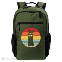 I Just Love Llamas Retro Style Llama Backpack thumb 0