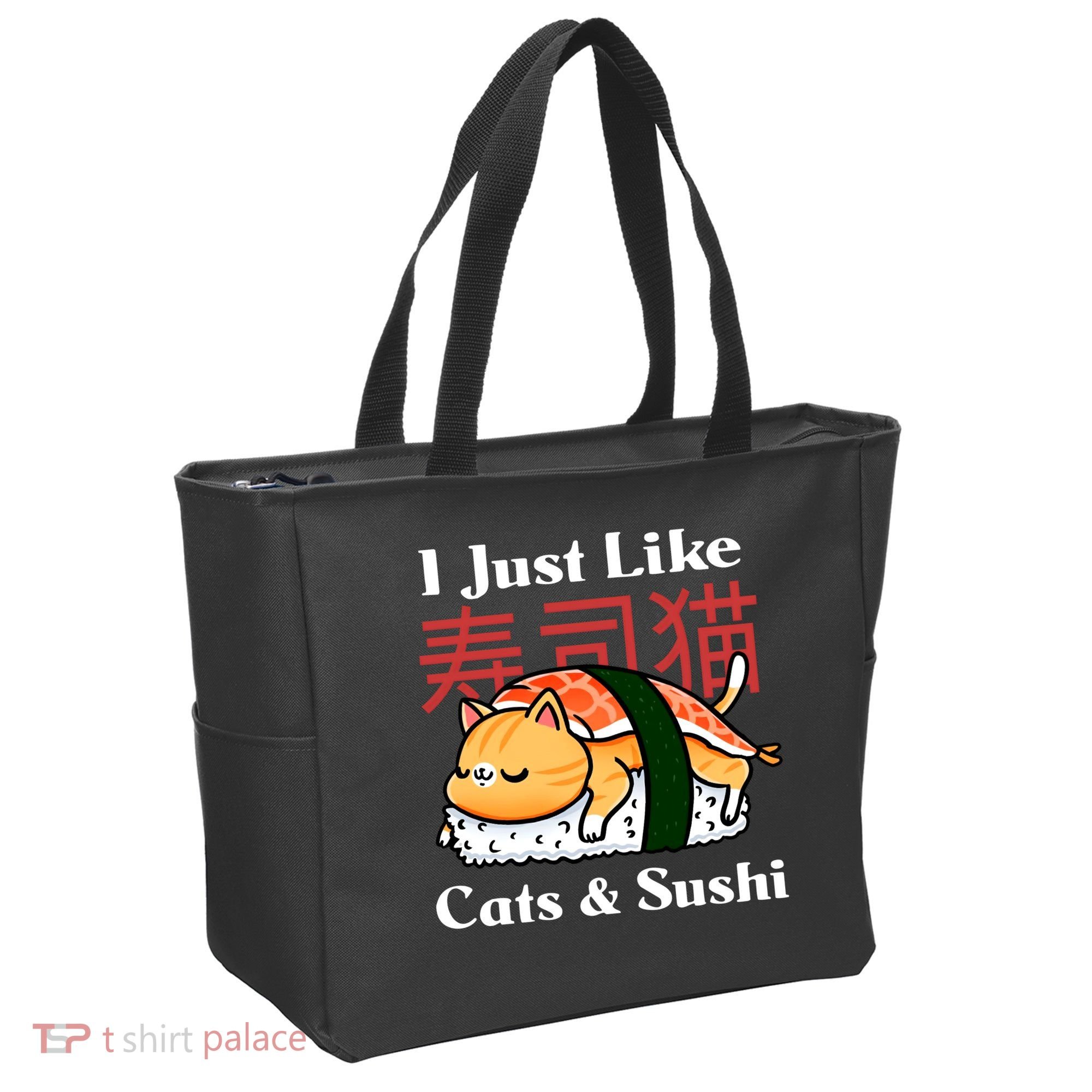 I Just Like Cats And Sushi Tote Bag
