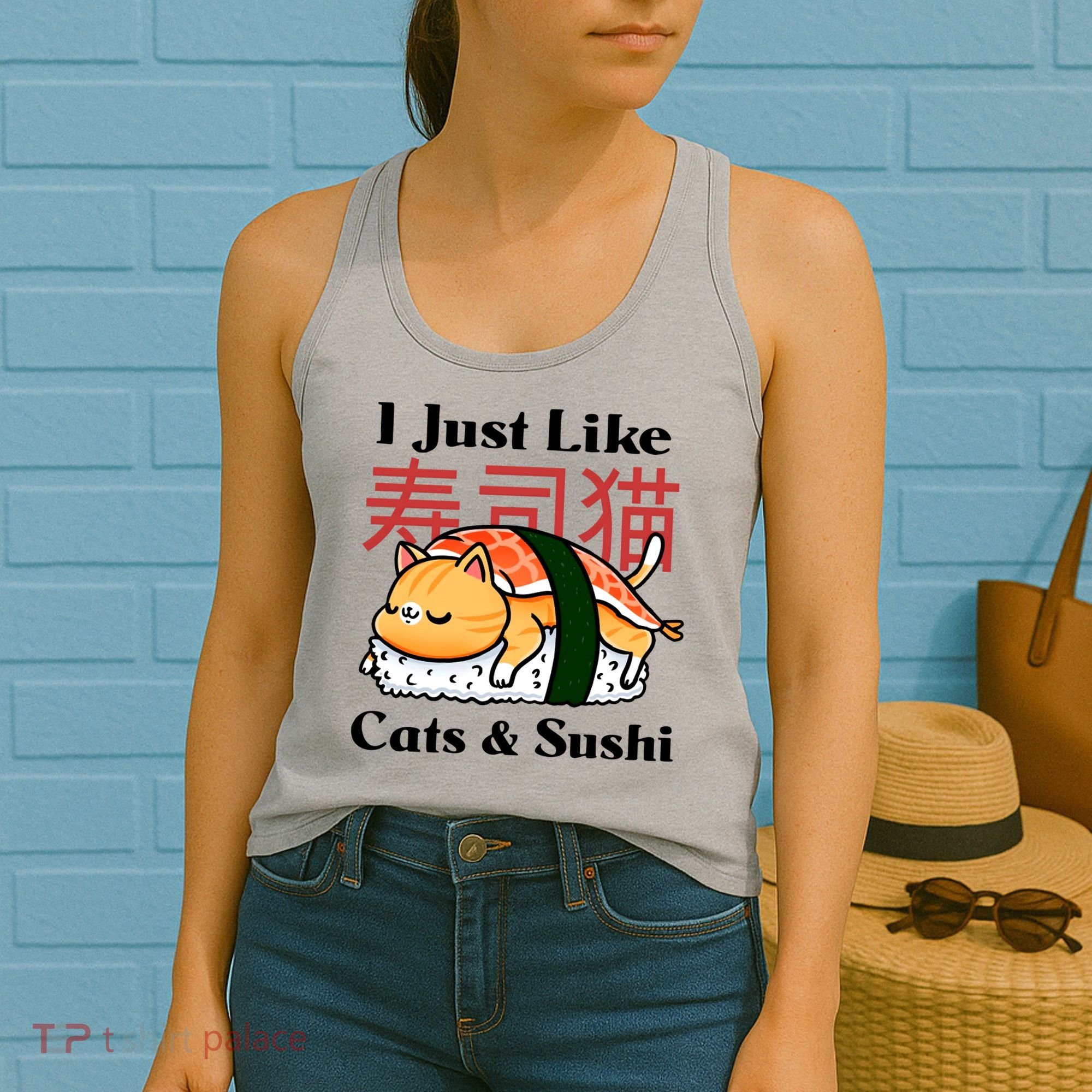 I Just Like Cats And Sushi Women's Tank Top