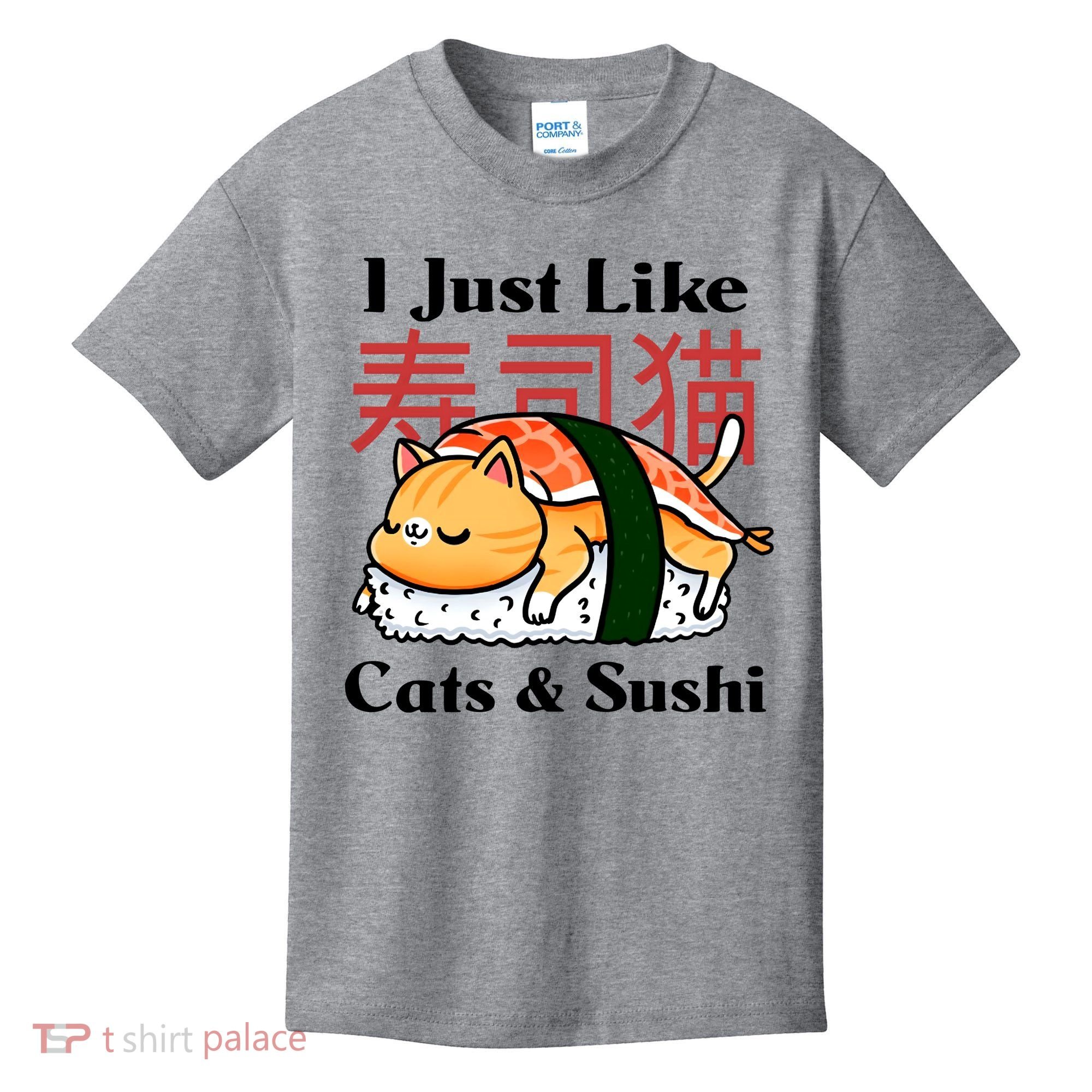 I Just Like Cats And Sushi Kids T-Shirt