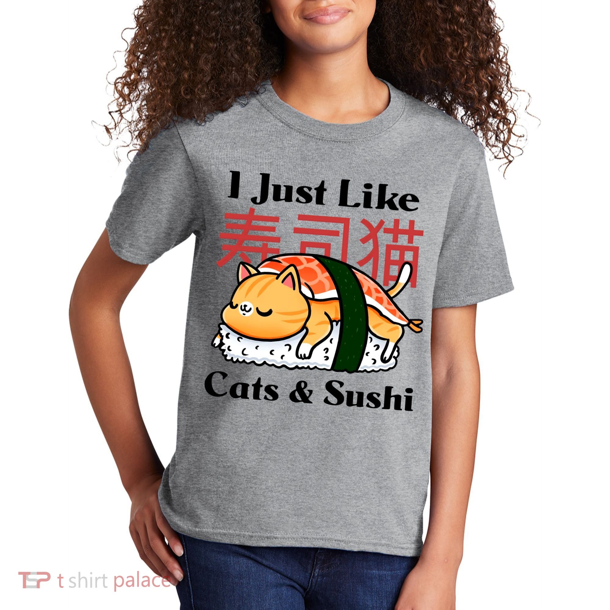 I Just Like Cats And Sushi Kids T-Shirt