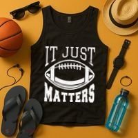 It Just Matters Football Tank Top thumb 4