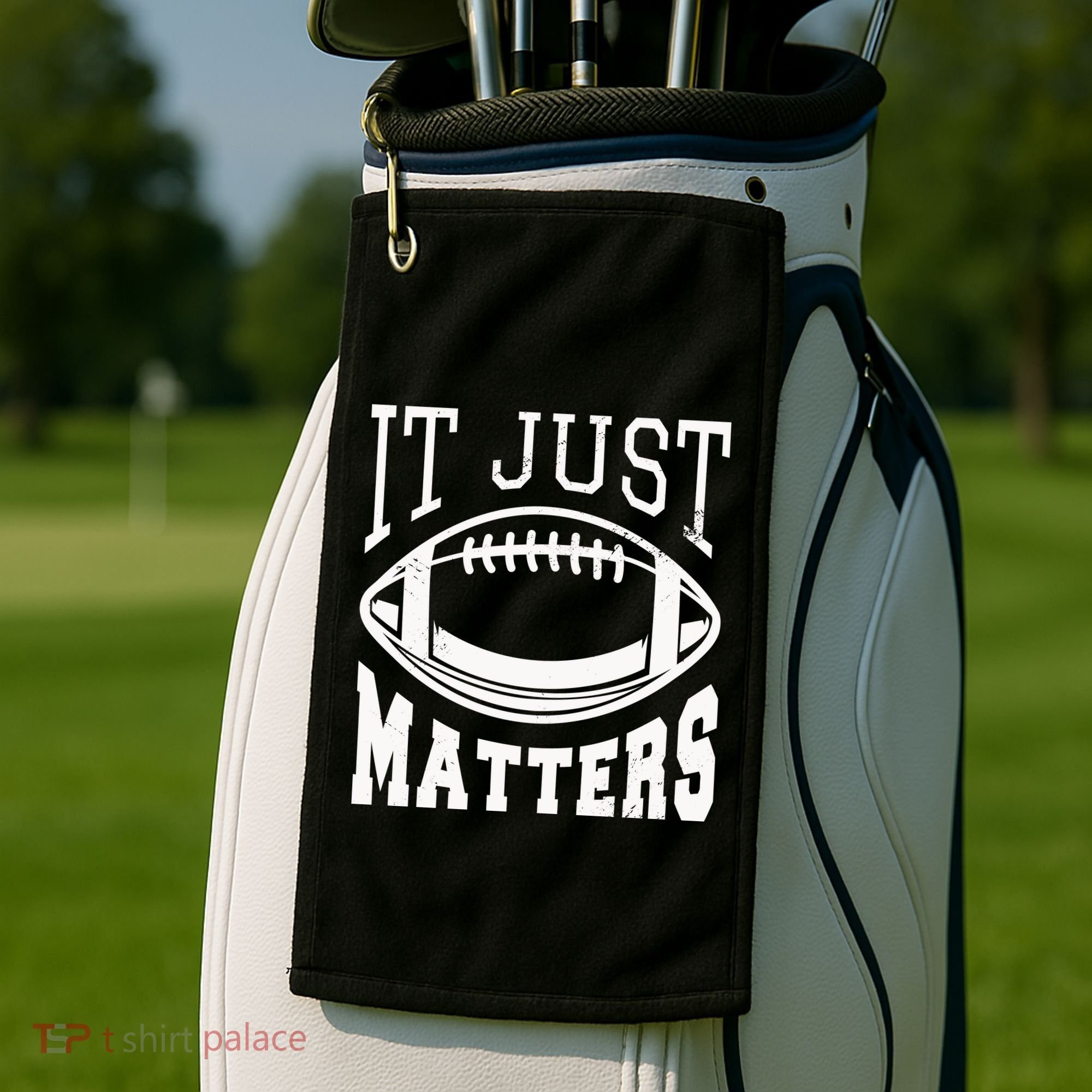 It Just Matters Football Golf Towel
