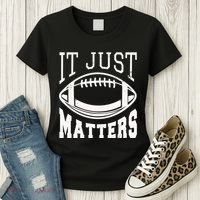It Just Matters Football Women's T-Shirt thumb 3