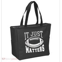 It Just Matters Football Tote Bag thumb 2