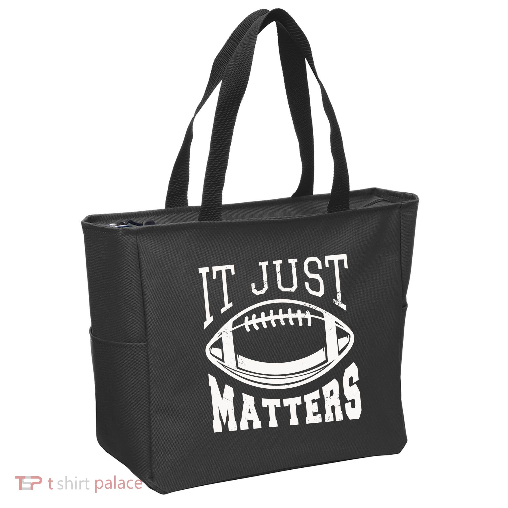 It Just Matters Football Tote Bag