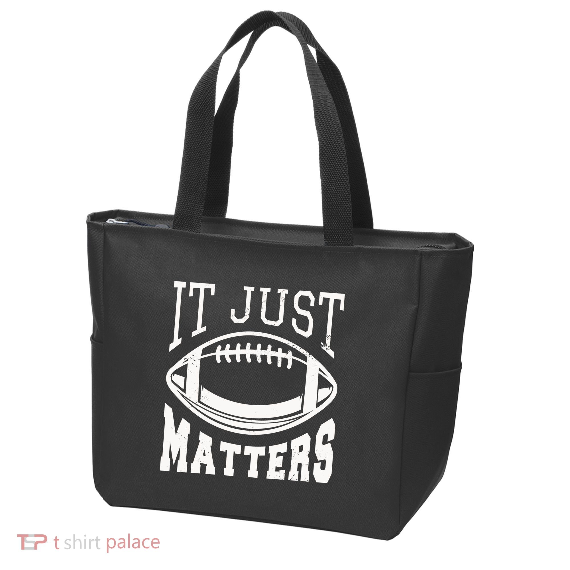 It Just Matters Football Tote Bag