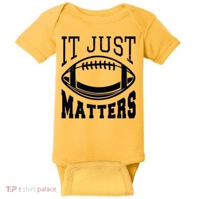 It Just Matters Football Baby Bodysuit
