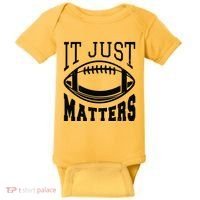 It Just Matters Football Baby Bodysuit thumb 0