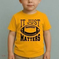 It Just Matters Football Toddler T-Shirt thumb 2