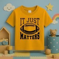 It Just Matters Football Toddler T-Shirt thumb 3