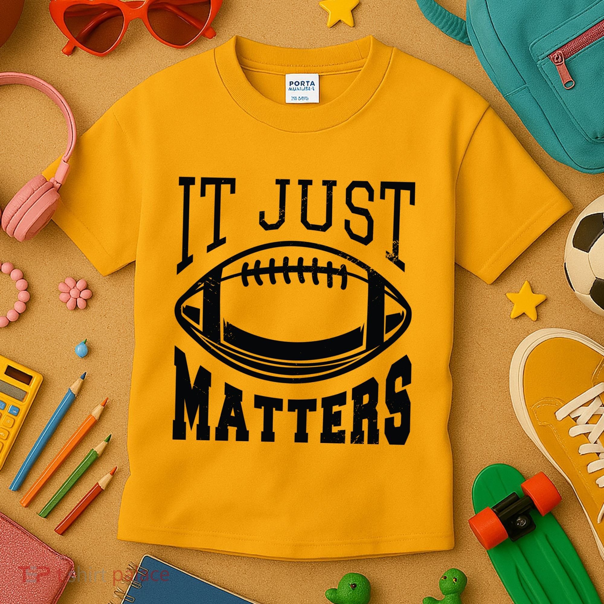 It Just Matters Football Kids T-Shirt