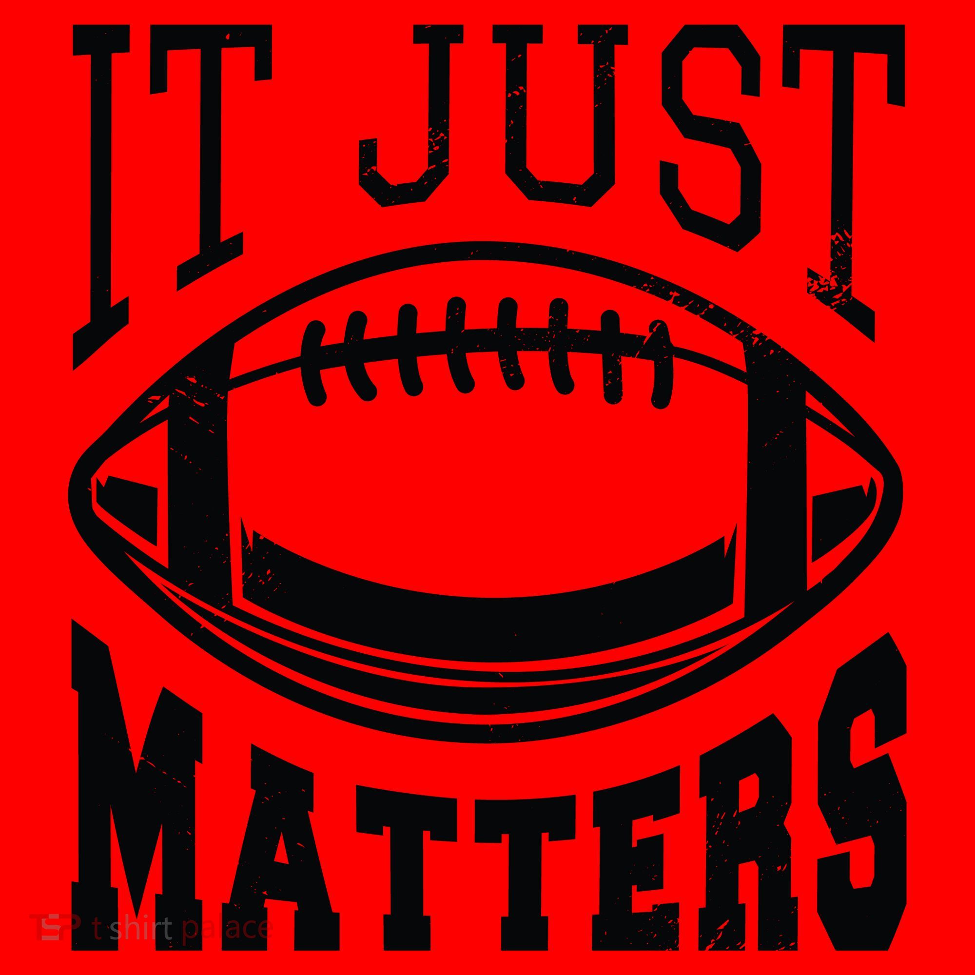 It Just Matters Football Santa Hat