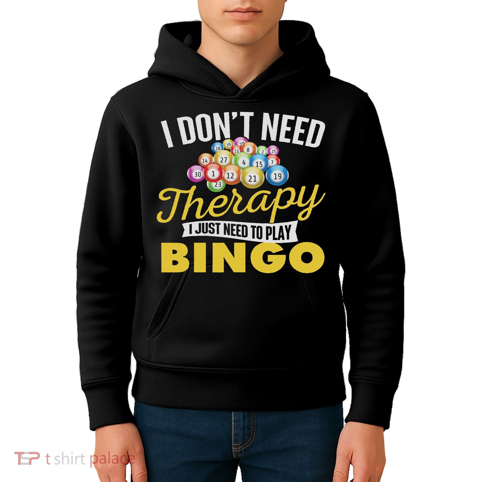 I Just Need To Play Bingo Bingo Lover Gambler Gambling Kids Hoodie