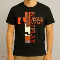 In Jesus Name I Play Bass T-Shirt thumb 3