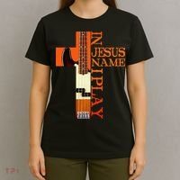 In Jesus Name I Play Bass T-Shirt thumb 4