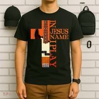 In Jesus Name I Play Bass T-Shirt thumb 6