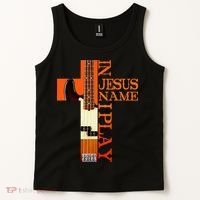In Jesus Name I Play Bass Tank Top thumb 2