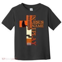 In Jesus Name I Play Bass Toddler T-Shirt thumb 0
