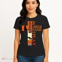 In Jesus Name I Play Bass Women's T-Shirt thumb 4