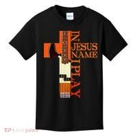 In Jesus Name I Play Bass Kids T-Shirt thumb 0