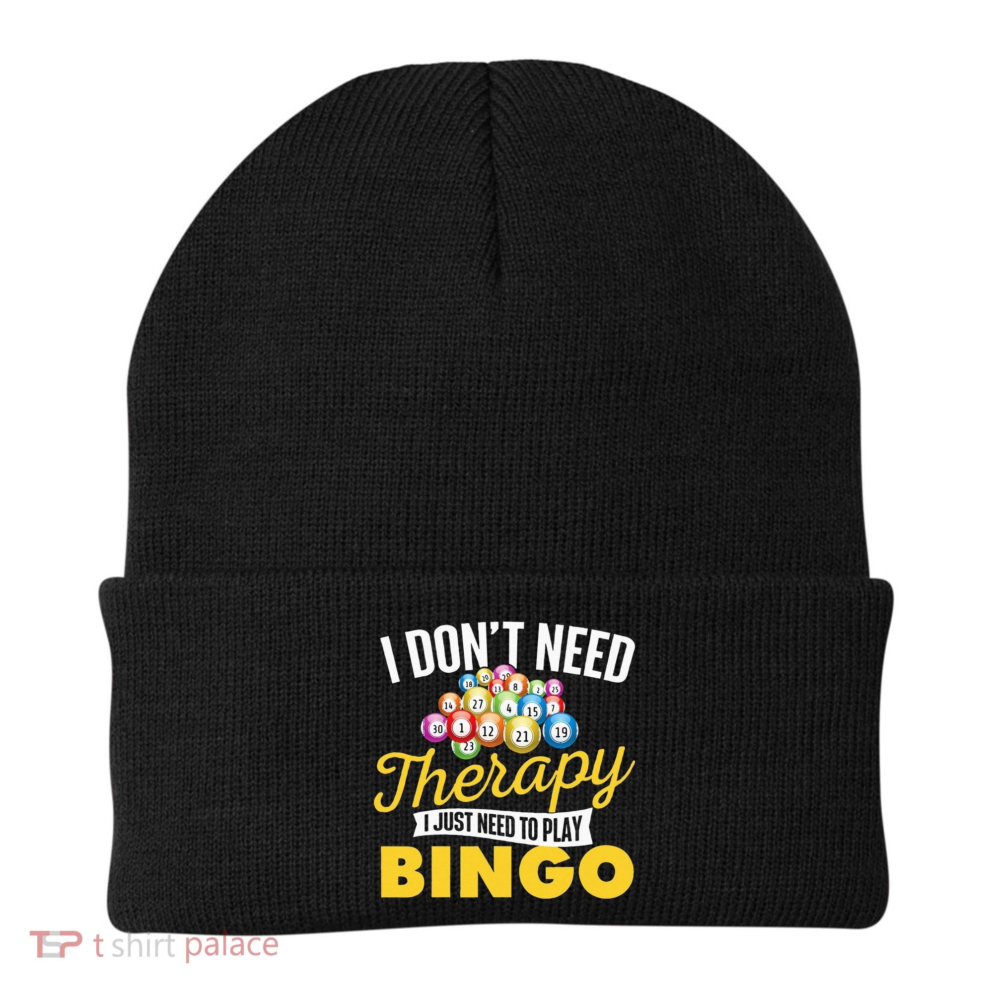 I Just Need To Play Bingo Bingo Lover Gambler Gambling Beanie