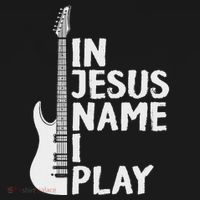 In Jesus Name I Play Guitar Christian Gift Guitar Lover Mousepad thumb 1
