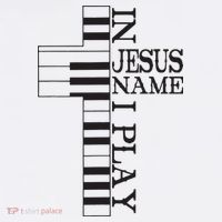 In Jesus Name I Play Christian Pianist Piano Lover Bucket Hat thumb 4