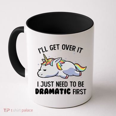 I Just Need To Be Dramatic Lazy Unicorn Coffee Mug