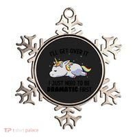 I Just Need To Be Dramatic Lazy Unicorn Ornament thumb 0
